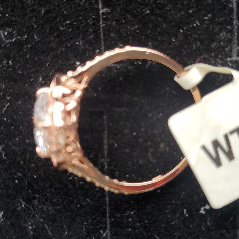 ROSE GOLD STERLING RING - Picture 3 of 4